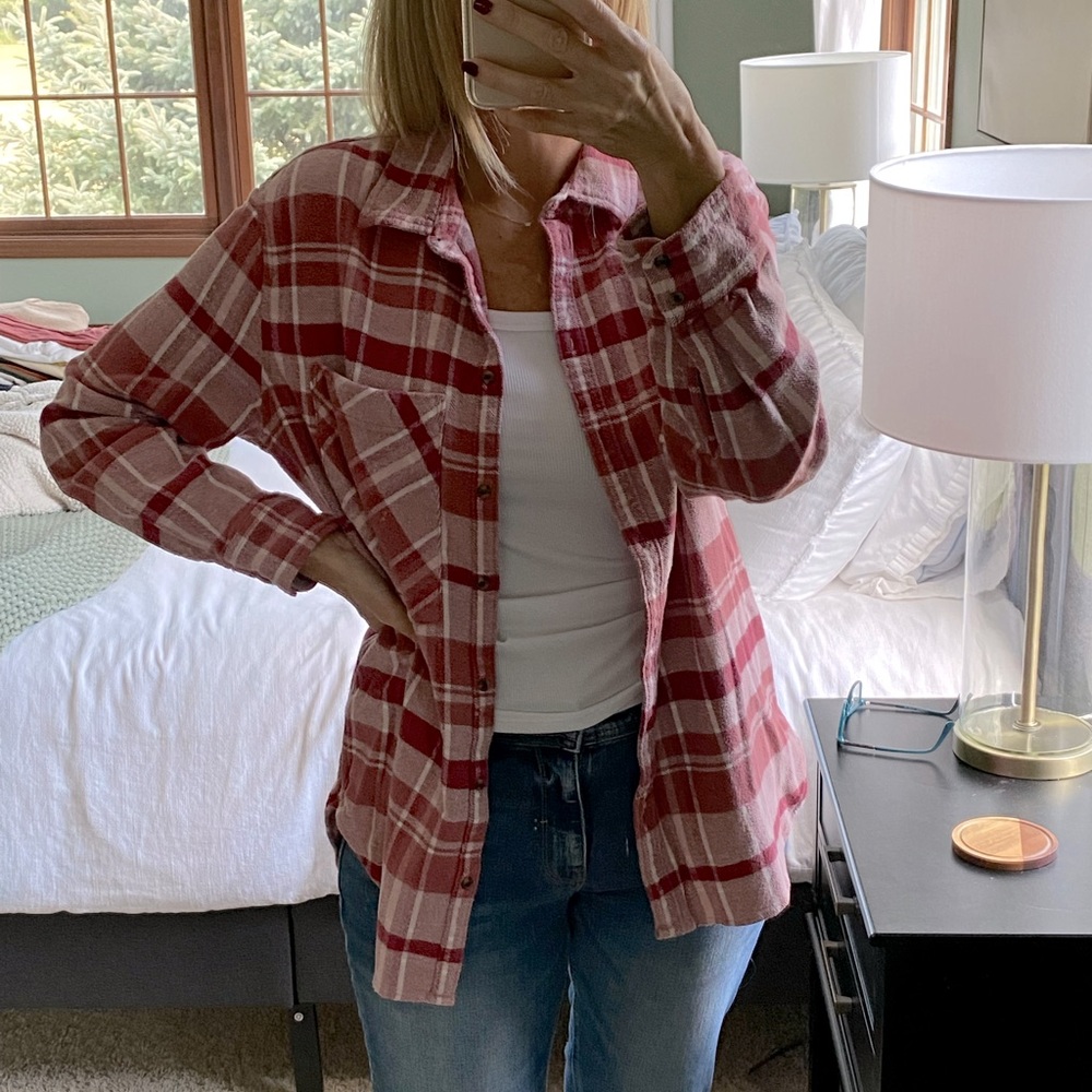 Aerie flannel shirt size medium
